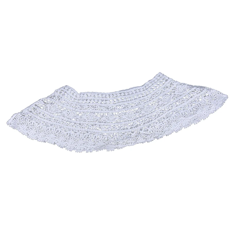 Модная летняя тонкая женская вязаная кружевная пляжная шаль с вышивкой