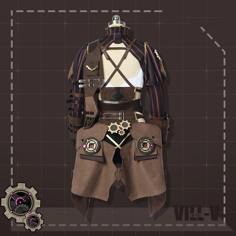 COS-HoHo аниме Honkai Impact 3rd Vill-V игровой костюм великолепная милая униформа косплей