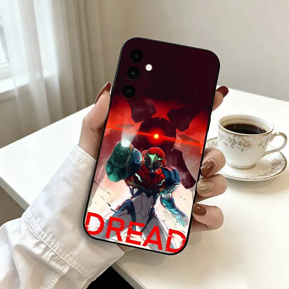 Фото Чехол для телефона M-Metroids Game для Samsung Galaxy A73, A72, A71, A70, A53, A52, A51, мягкий силиконовый черный чехол №2