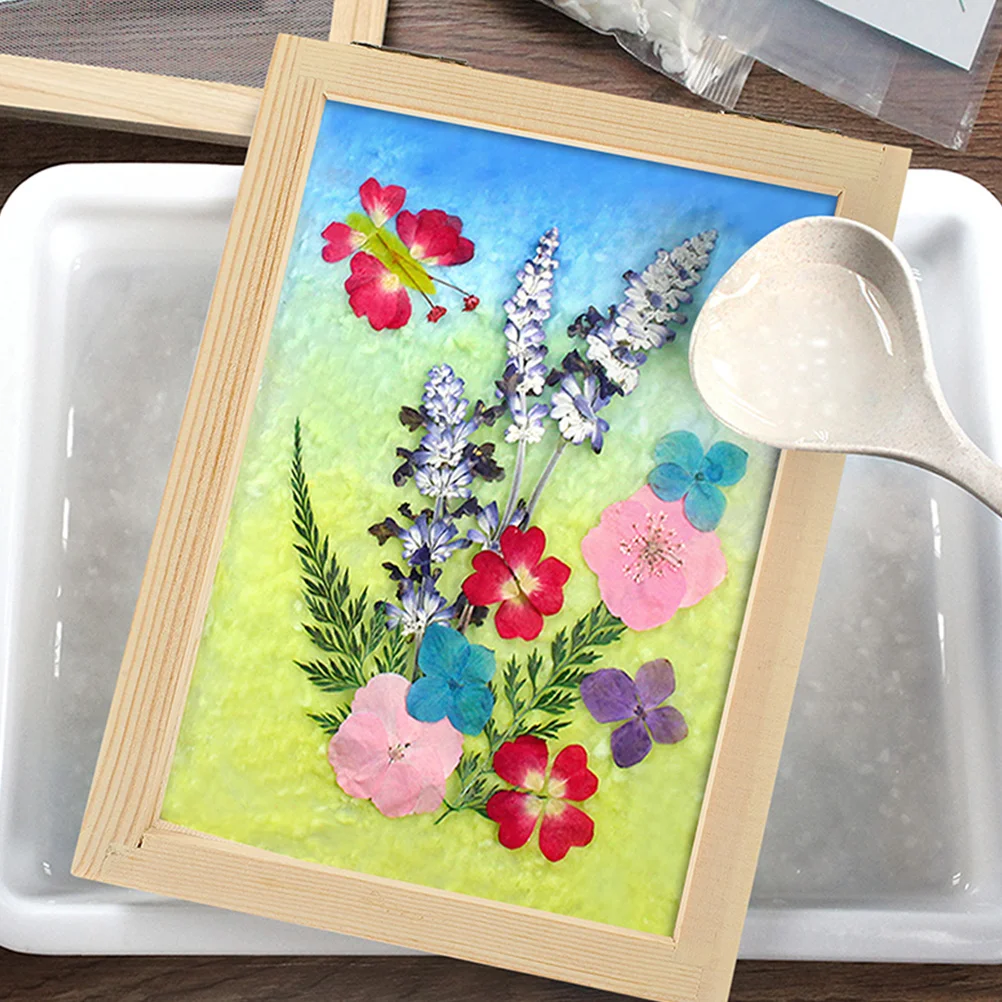 3 шт. бумажная рамка ручной работы деревянная DIY ремесло студенческие игрушки