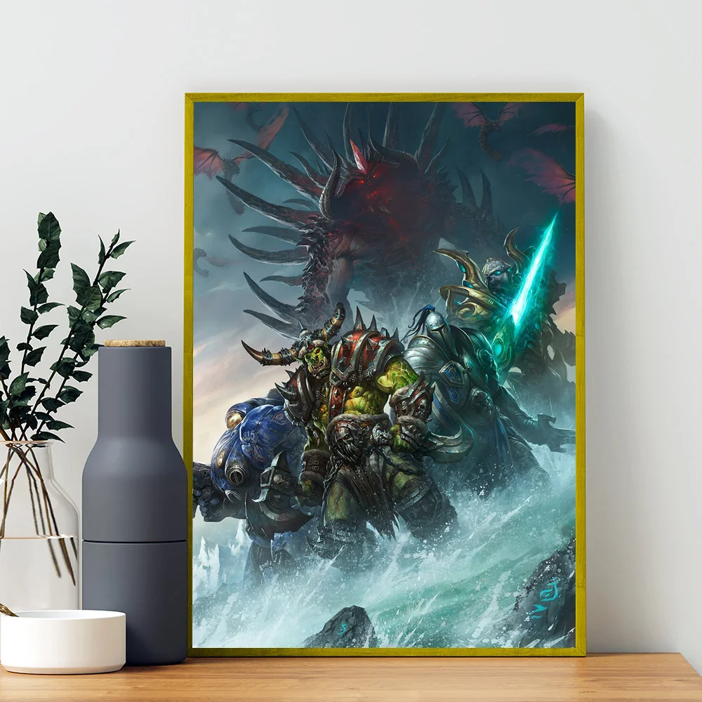 Игровой плакат World of Warcraft высококачественные принты и плакаты высокого качества