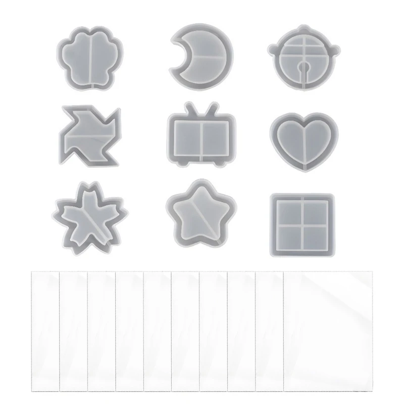 

Силиконовая форма в виде звезды и сыпучего песка, подвеска для брелока, форма для украшения ручной работы