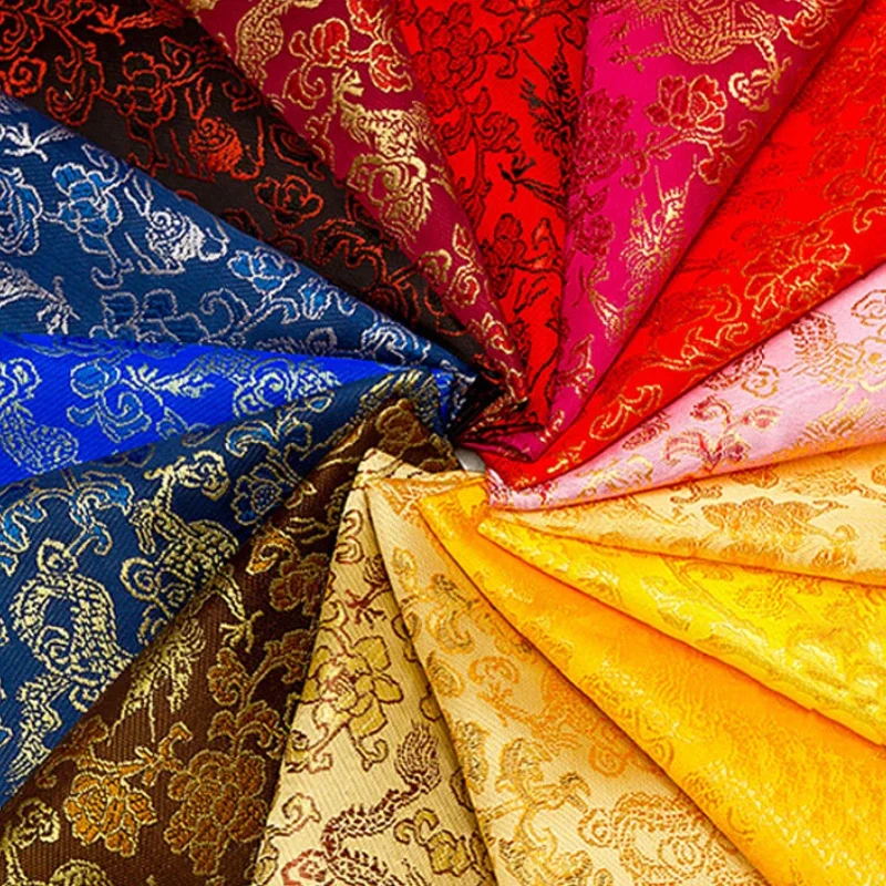 Парчовая ткань с рисунком маленького дракона одежда династии Тан диванная