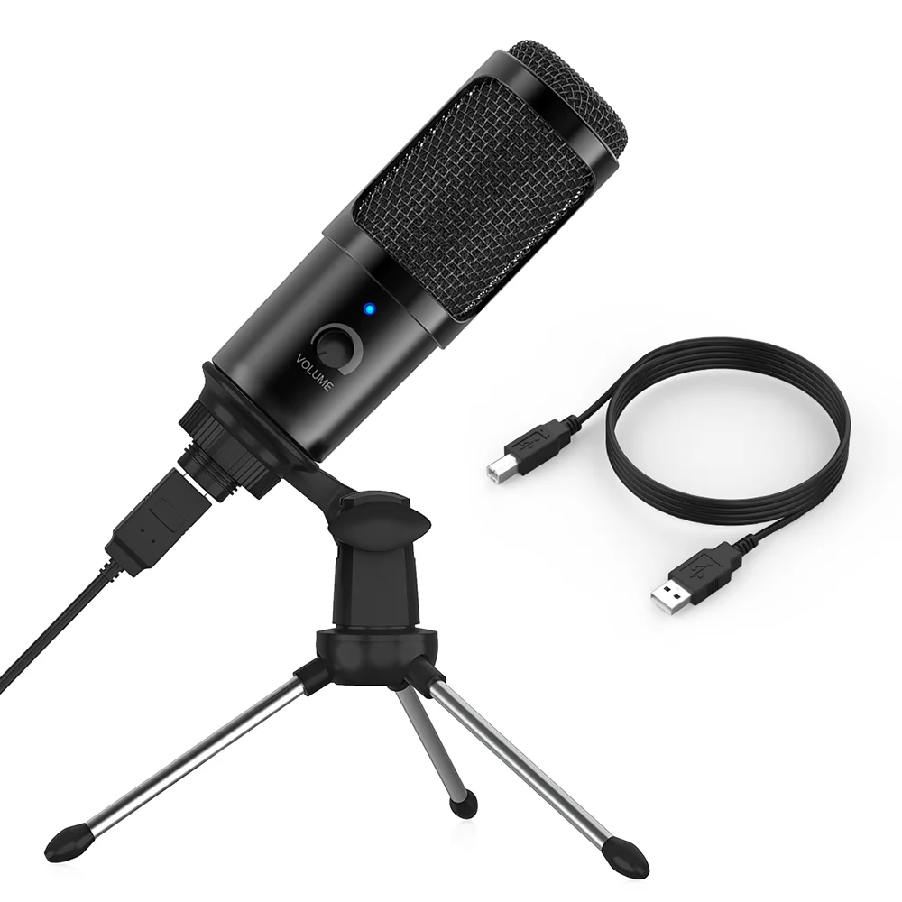 

Professional Dynamic Noise Cancelling Conference Speaker Laptop Video Mobile Phone Recording Cardioid Directional Microphone