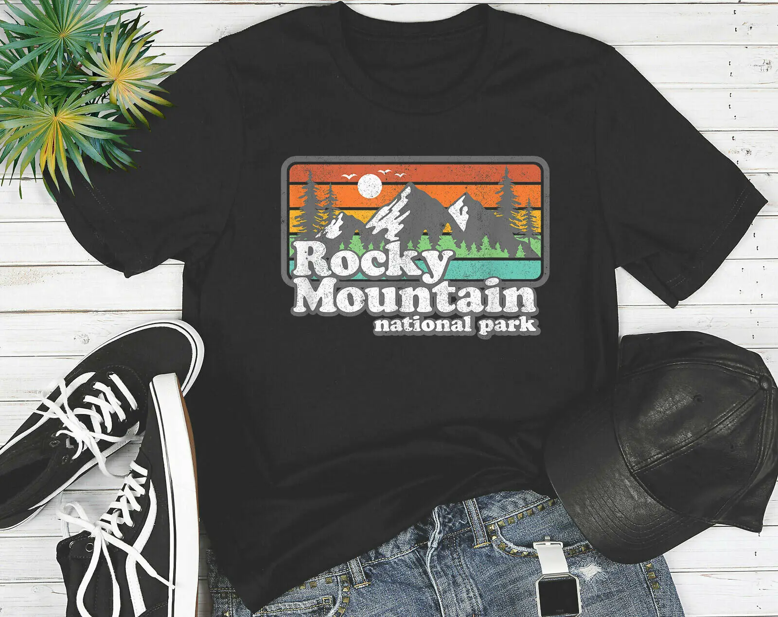 

Rocky Mountain National Park Colorado Hiking Camping Gift T-Shirt