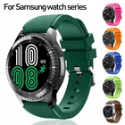 Отличный ремешок для часов Samsung Watch Gear S3 sport, силиконовый ремешок для Samsung Galaxy Watch 3 46 мм 42 мм active 2 S2 classic