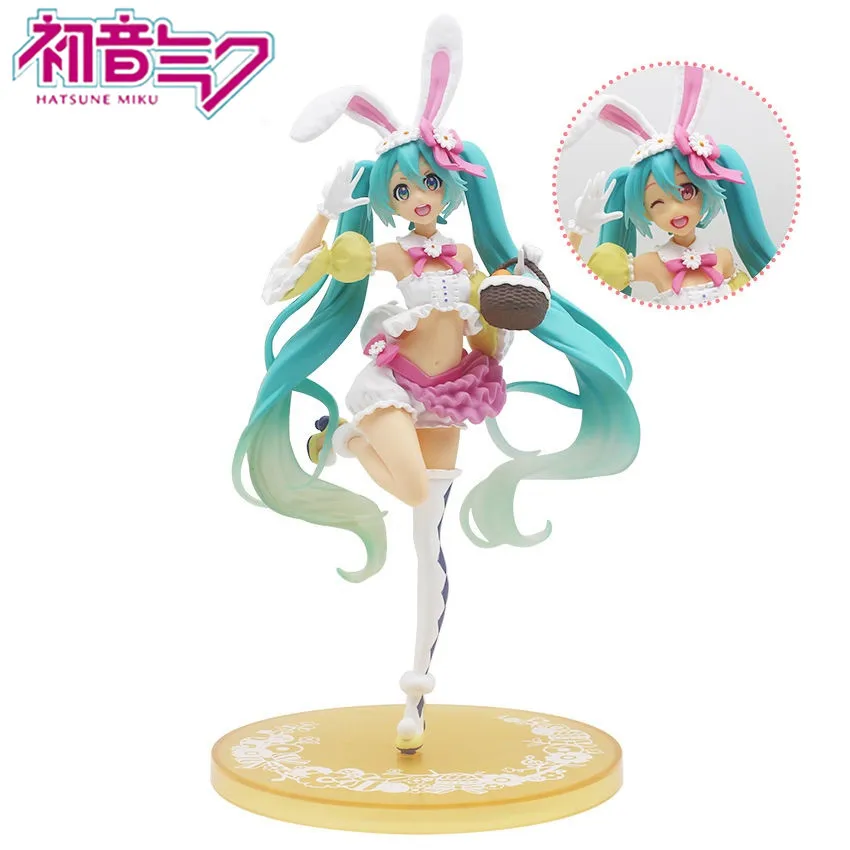 

Фигурка героя мультфильма Мику Хацунэ, 20 см, из ПВХ