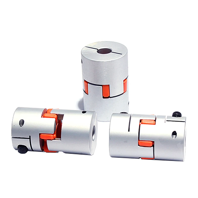 

D20L25 Four Jaws Aluminium Plum Coupling Encoder CNC Stepper Motor Shaft Component Spider Flexible Coupler 4/5/6/6.35/7/8/9/10mm