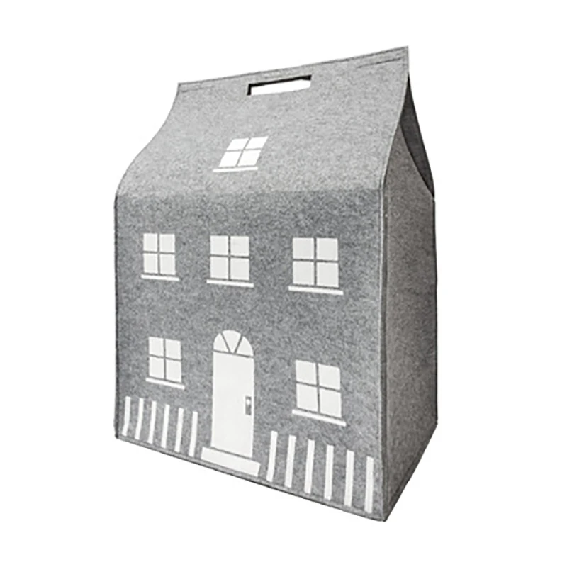 

And Bauble Style Organize Felt Home Storage Bag For Wool Swiss Toys Doll Kid's Clothes House Box Decoration