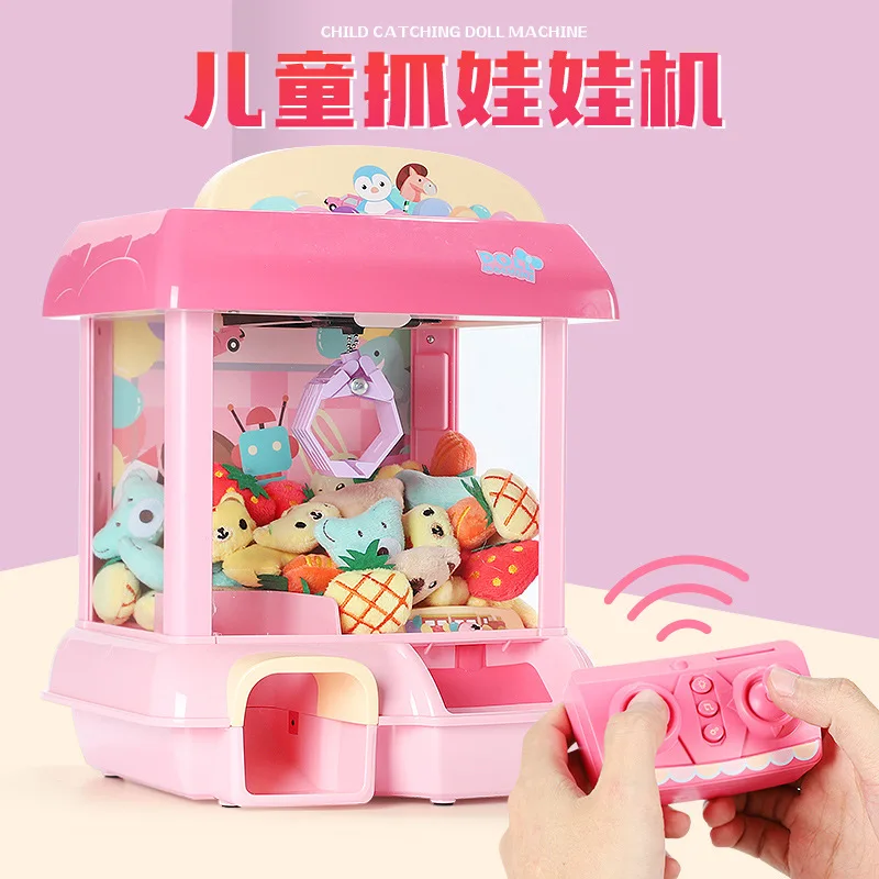 

Мини-машинка для захвата кукол для детей машинка с дистанционным управлением машинка для захвата сладостей маленькая домашняя машинка для ...