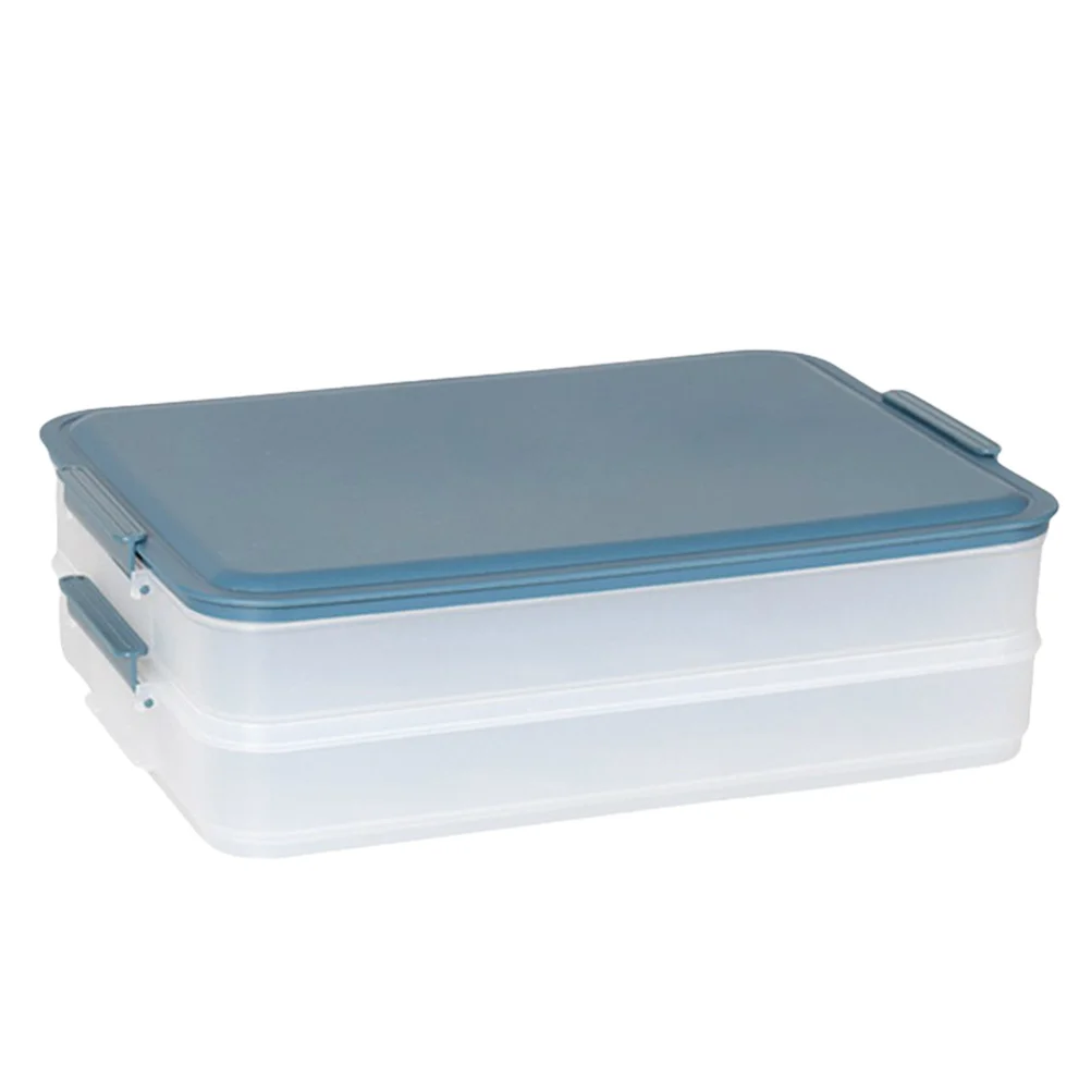 

Dumpling Box Clear Container Lid Refrigerator Food Organizer Flat Shoes Fridge Egg Holder Tray Pp Kitchen Storage Boxes