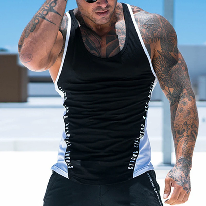 

Майка мужская сетчатая для фитнеса и спорта, без рукавов