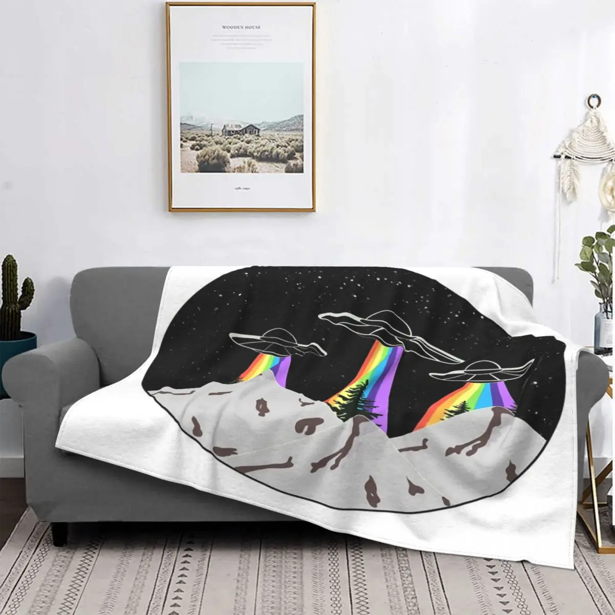 

Abduct Me-colcha a cuadros para cama, toalla, Sudadera con capucha para playa, manta textil de lujo para el доме