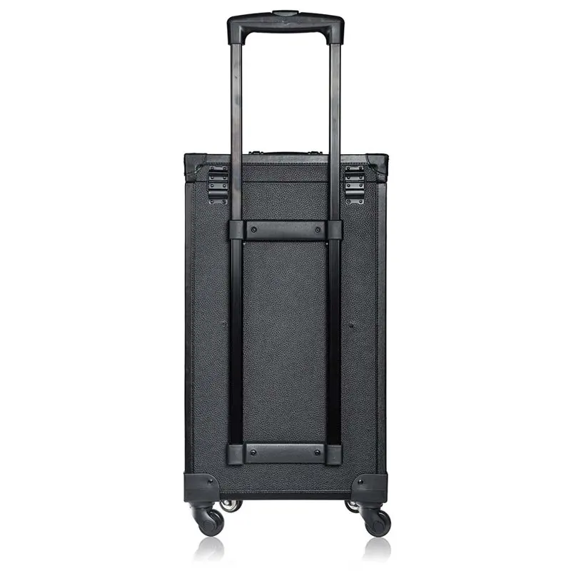 REBEL Series â Pro Makeup Artists Multifunction Cosmetics Trolley Train Case â Large - Knight