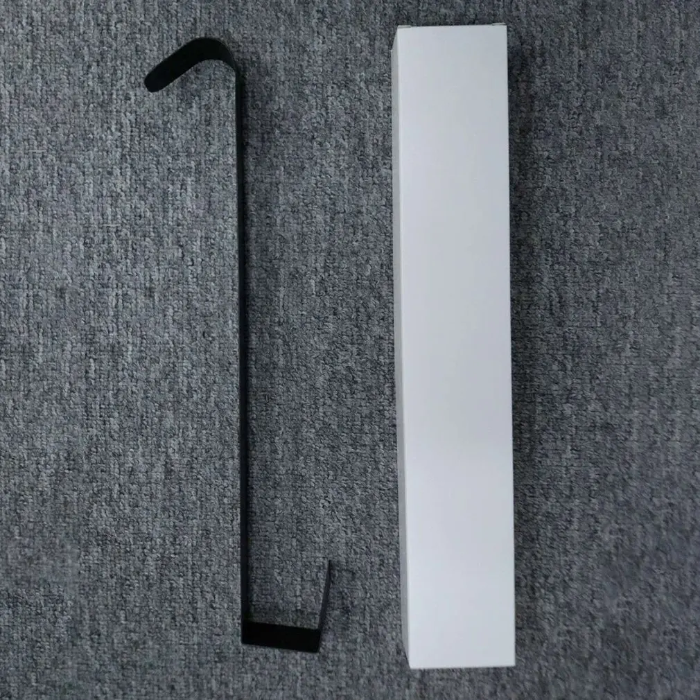 

Дверной Железный крючок-вешалка, вешалка для венков, крючок-органайзер для рождественского венка, сумок, шляп, халата, съемная стойка для хр...