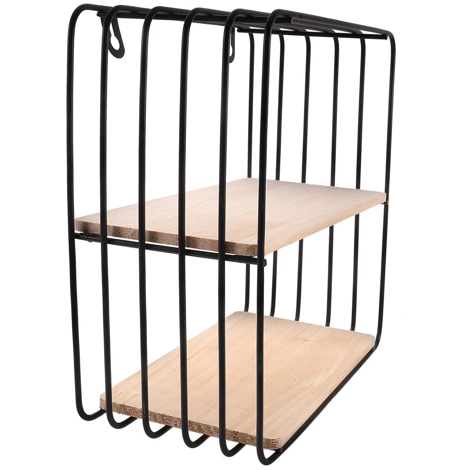 

Decorative Frame Small Display Shelf Rustic Wall Shelves Floating Storage Wall-mounted Metal Holder Night Stand Hanging