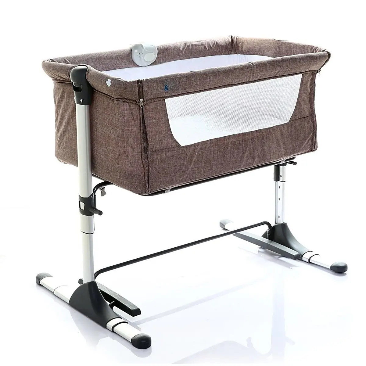 ebebek Baby Plus Safe Side Bedside Cradle - Brown