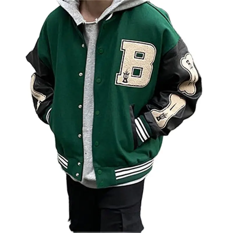 Мужская куртка-бомбер в стиле хип-хоп | Куртки