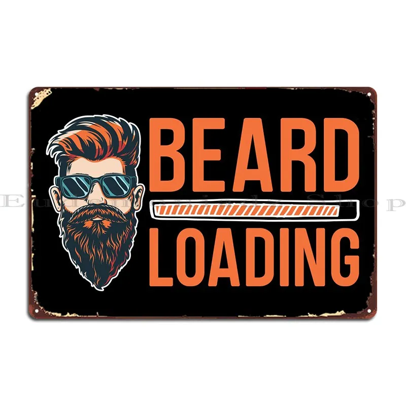 

Full Beard Metal Plaque Poster Rusty Plaques Printing Wall Custom Wall Mural Tin Sign Poster