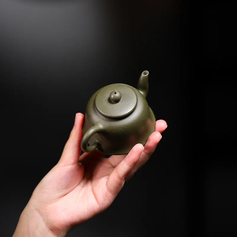 Высокое качество руда зеленая глина ручной работы 120cc небольшая емкость Zen Zhonghu