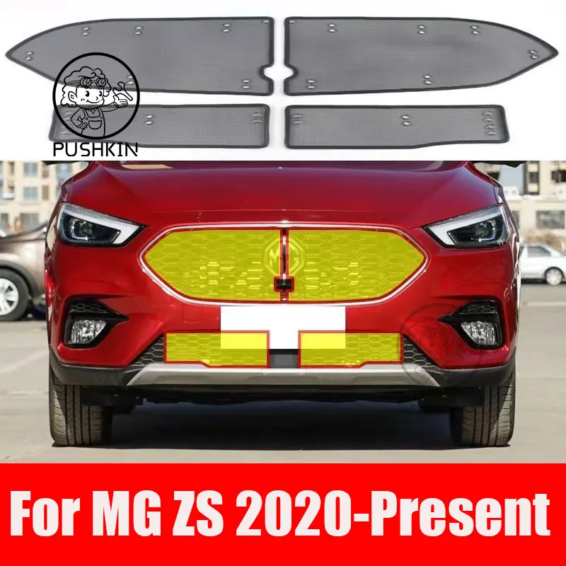 

Car Insect Screening Mesh Front Grille Insert Net Protect Kit Fit For MG ZS 20120 - 2022 Exterior Accessories