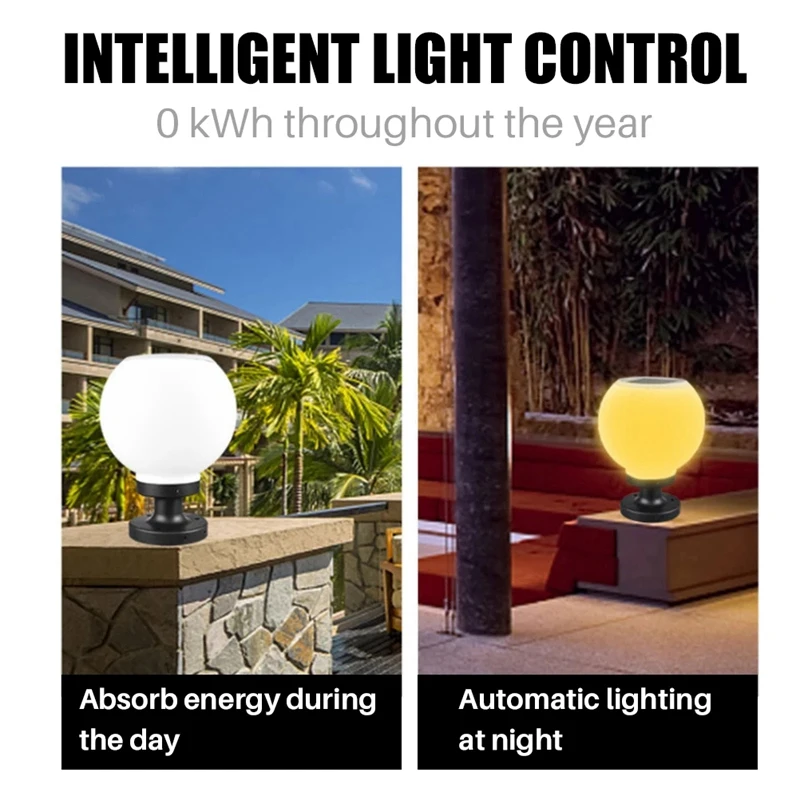 Уличный светодиодный садовый светильник на солнечной батарее квадратный