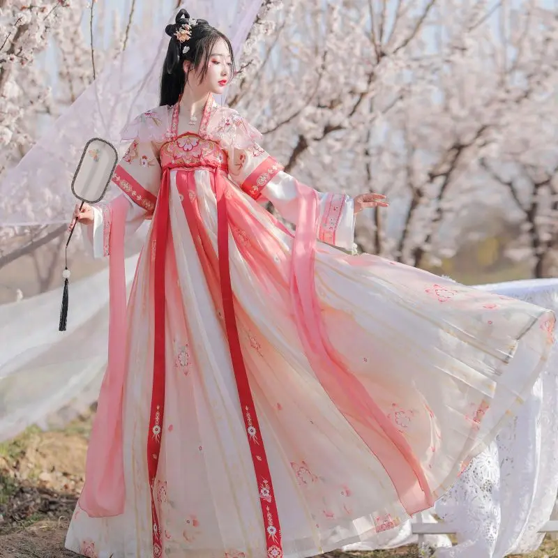 Винтажное платье династии ханьфу Тан женское сказочное китайское для косплея