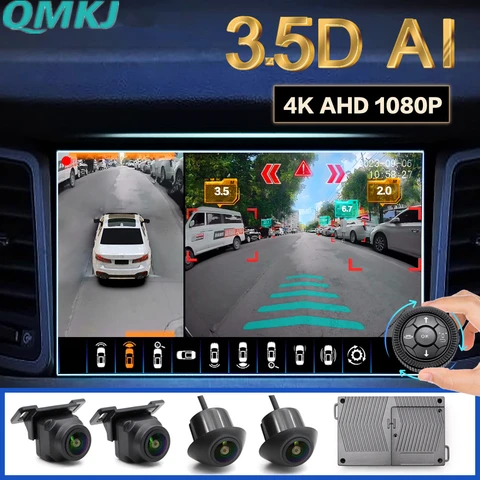 Автомобиль AHD 1080P 360° °   Панорамная система Автомобильная многоугольная камера