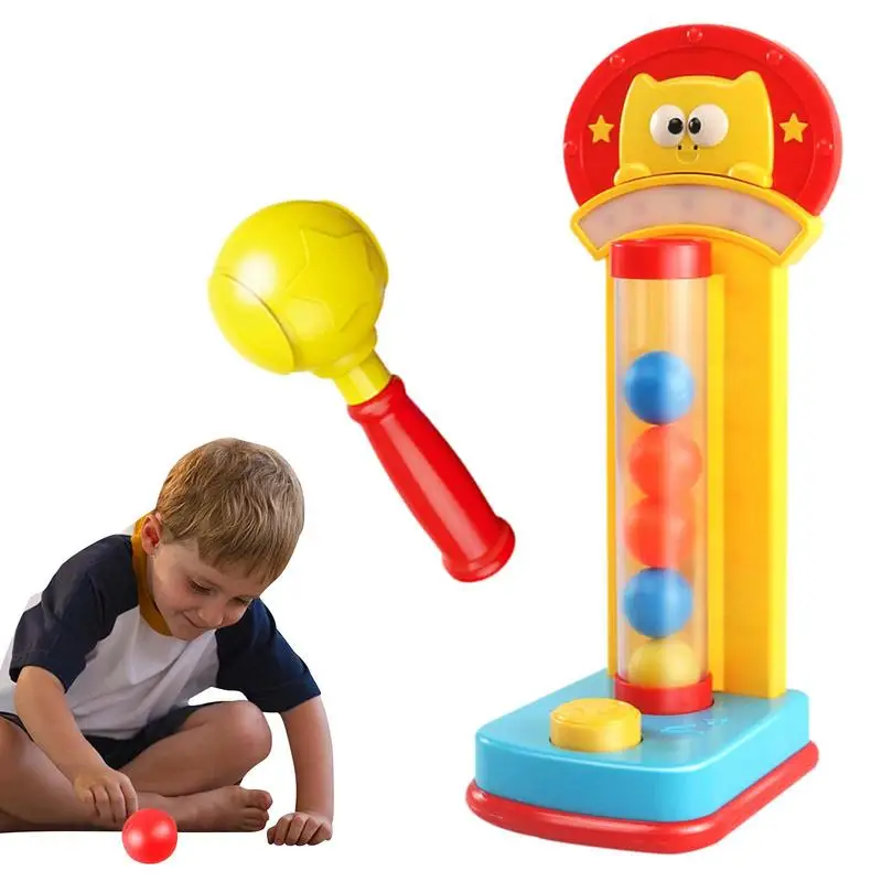 

Pound A Ball Toy With Hammer The Ball Game Montessori Early Education Learning Toys