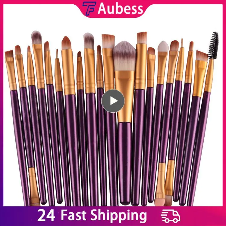 

1~10PCS Multi-functional Short Wood Black Stem For Beginner Gouache Watercolor Acrylic Oil Painting brush Set Nylon Hair Art