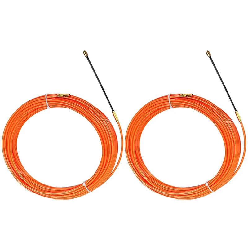 

Оранжевое направляющее устройство, нейлоновый Электрический кабель с нажимными кнопками, 2 х4 мм 15 метров/30 метров, провод для рыбной ленты