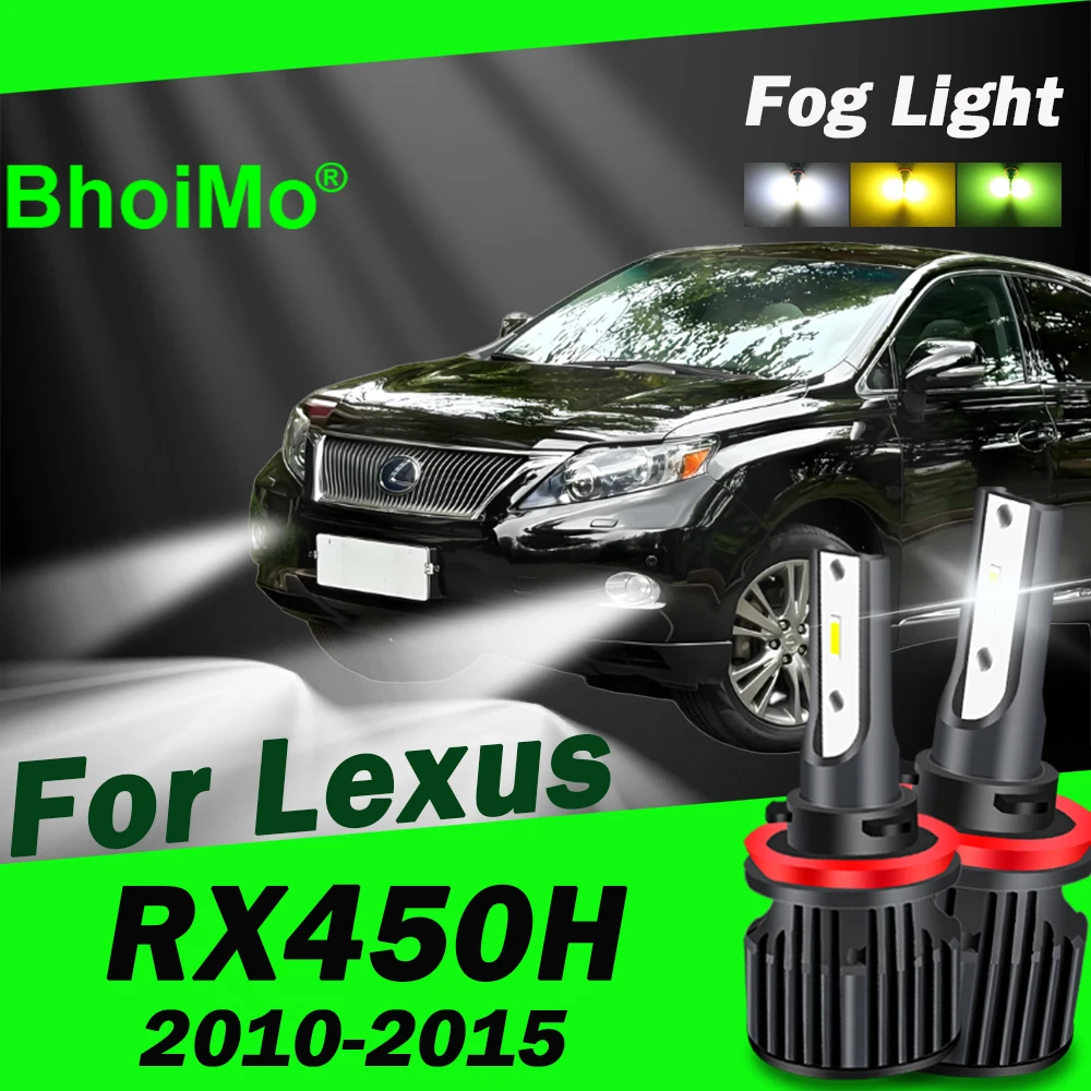 Фото Для Lexus RX450H светодиодные передние противотуманные фары 2010 2011 2012 2013 2014 2015 лампы №1