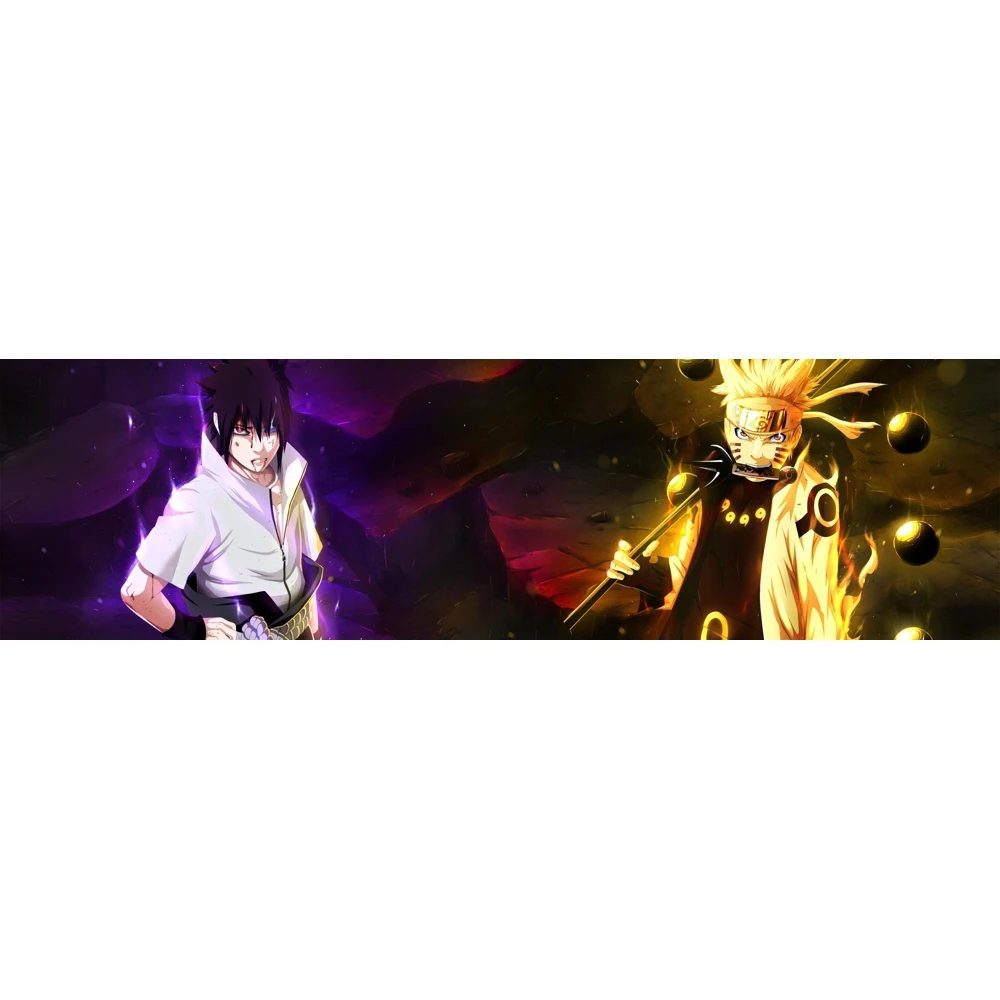 Игровой коврик для мыши Наруто и Саске | Игрушки хобби