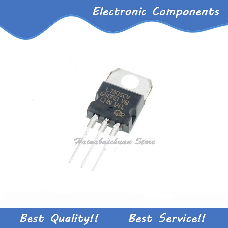 

10 Pcs/Lot L7805CV-DG TO-220 New and Original In Stock