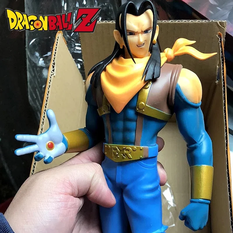 

28cm Dragon Ball Gt Super 17 Android Action Figure Anime Collectable Pvc Model Figurines Toys For Children Xmas Ornament Decor