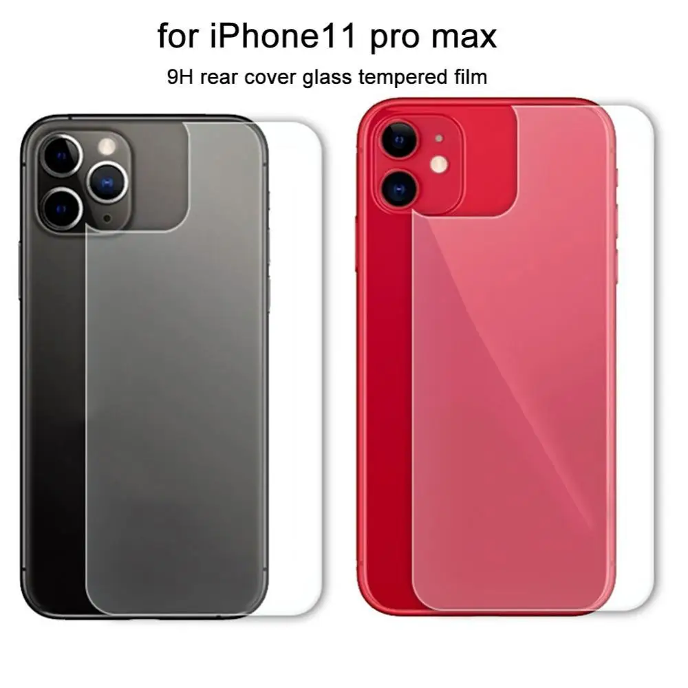 

Back Protective Screen Protector Tempered Glass Protective Film Phone 0.3mm 9H 2.5D Glass for i7 8 Plus XS Max 11 Pro Max
