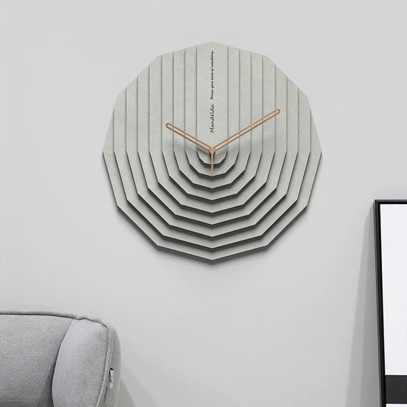 Horloge murale de luxe nordique pour cuisine Дизайн современный салон киловатт silencieux cadeau