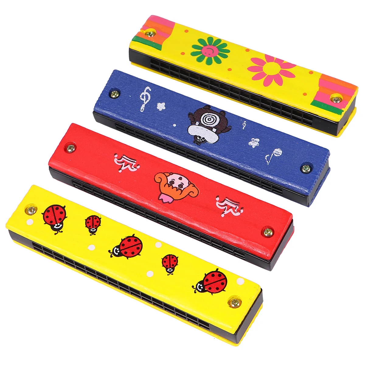 

4 Pcs Blues Harmonica Musical Chromatic Kids Scale Harmoniousa16holeharmonicaharmonica16holeharmonicaearlyeducation