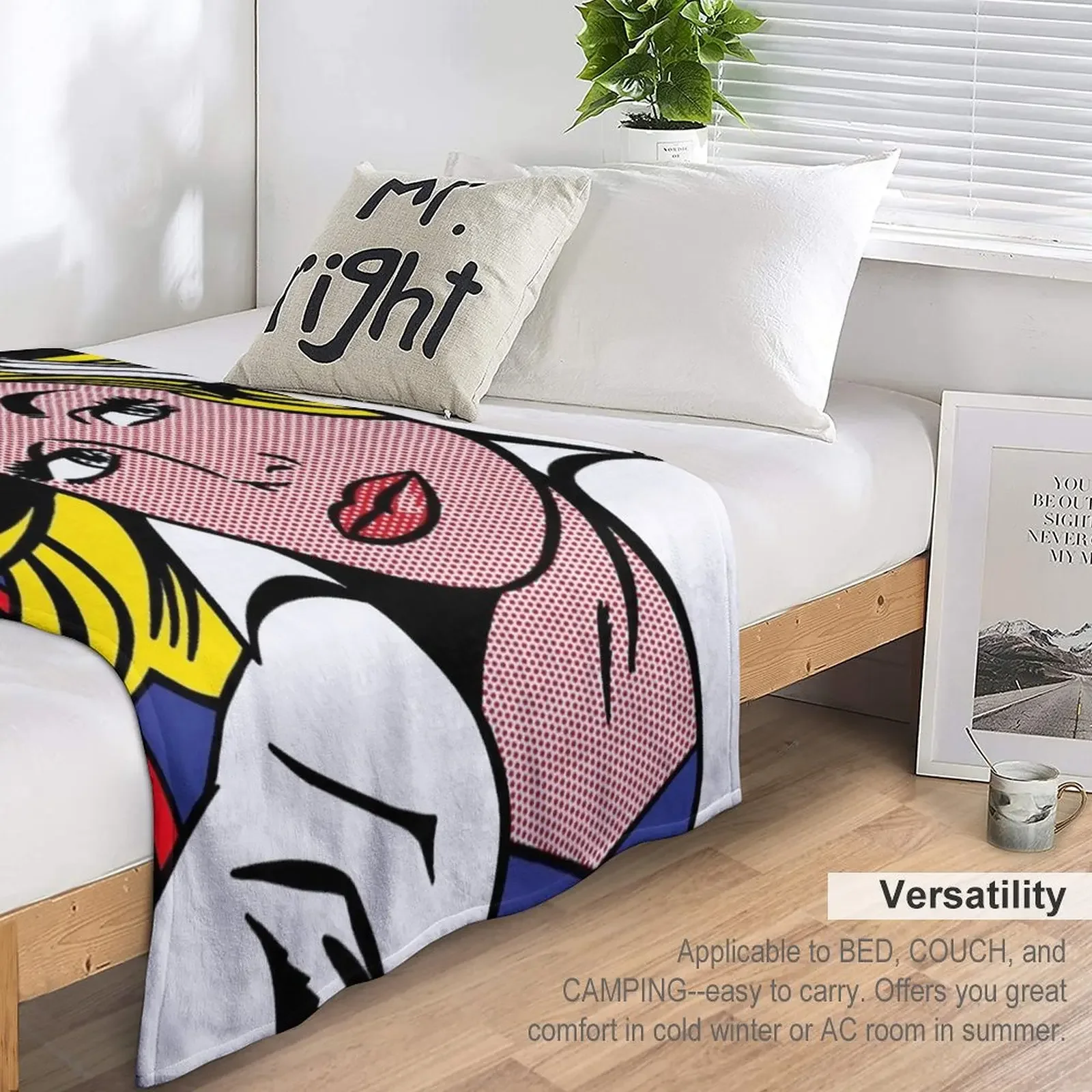 Полярное мягкое Клетчатое одеяло в стиле поп-арт