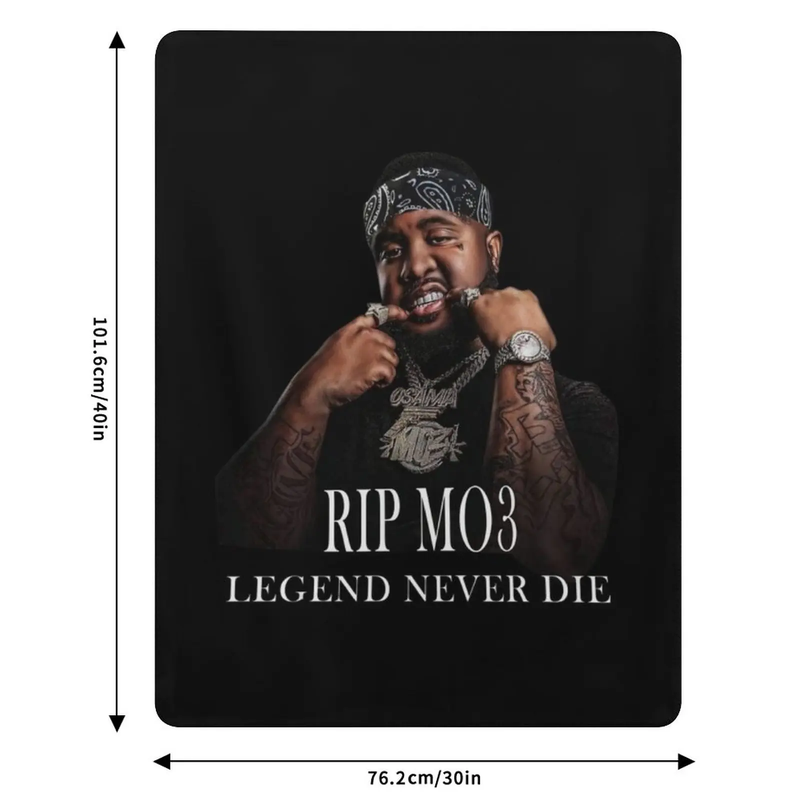 Футболка Don Broco Rip MO3, футболки с изображением Осамы, альбома, легенды, надписи Never Die, подарок для фанатов, для мужчин и женщин, подарок на День матери, плед F Throw. (art.: 3920dd0adc42e) - 3920dd0adc42e