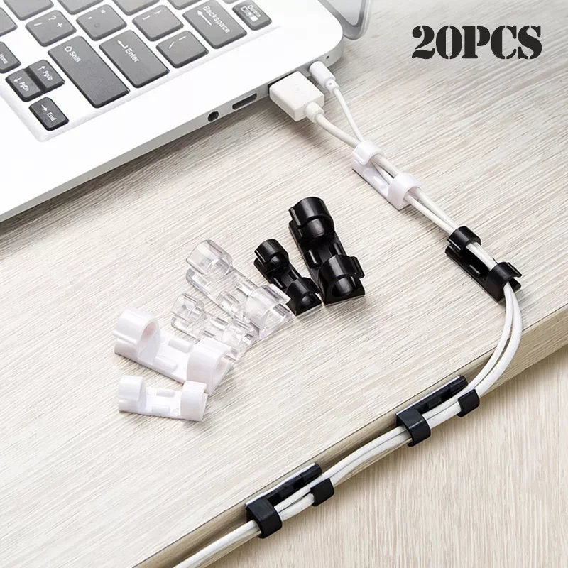 

Self Stick Wire Organizer Line Cable Clips Buckle Clips Clamp Table Wall Fixer Fastener Holder Data Telephone Line Winder