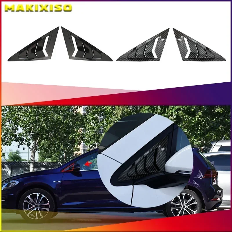 Автомобильные передние треугольные оконные жалюзи для VW Golf 7 MK7 2013 ~ 2019 боковые