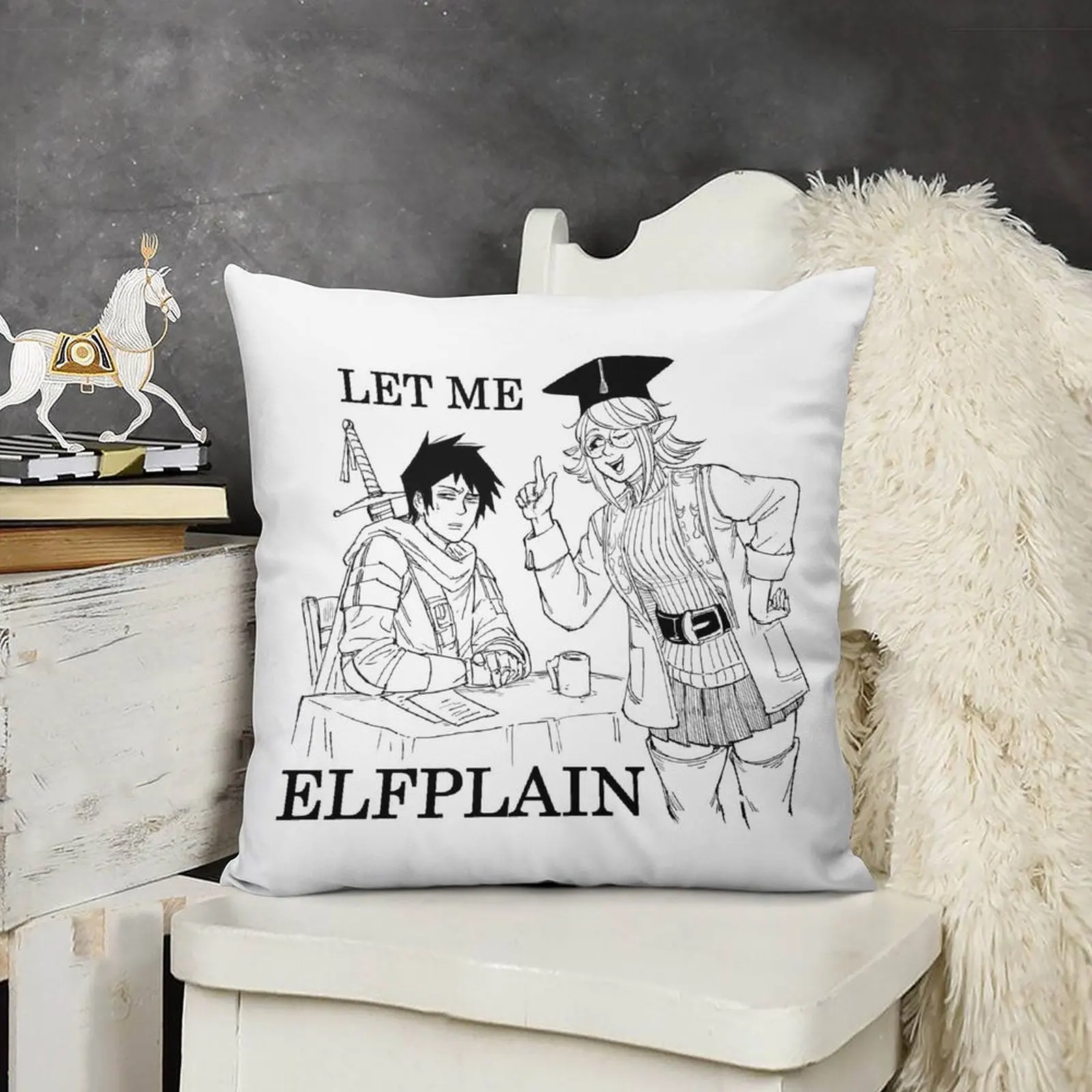 Декоративная подушка Elf проводится в стиле люкс рождественские украшения 2025