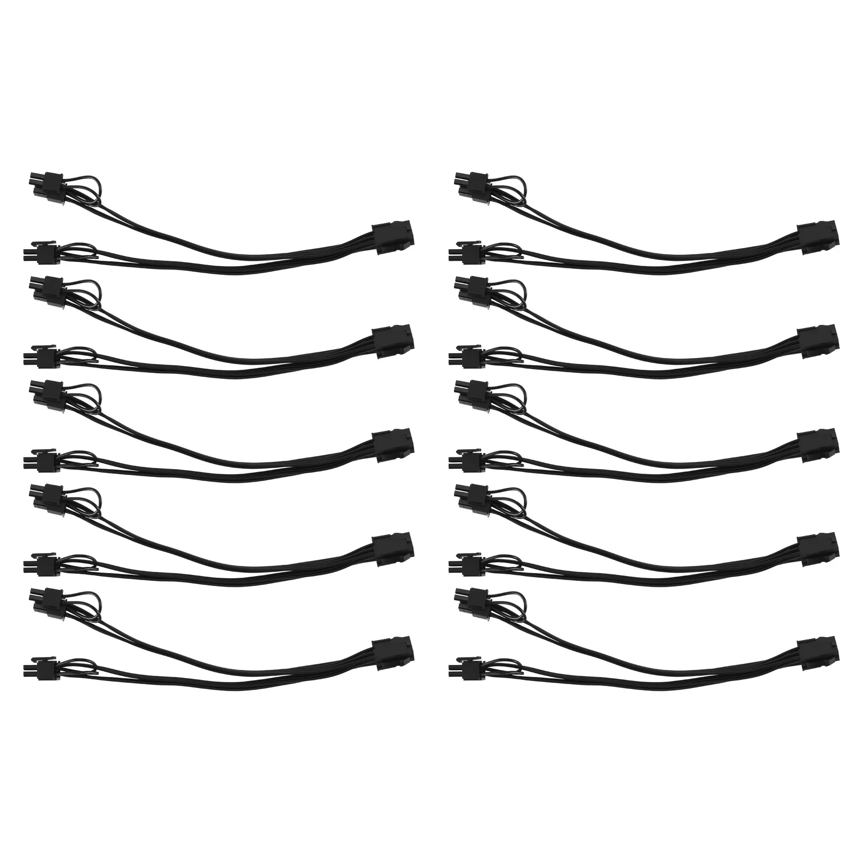 

10 шт., Y-образный кабель-разветвитель для адаптера питания, 20 см