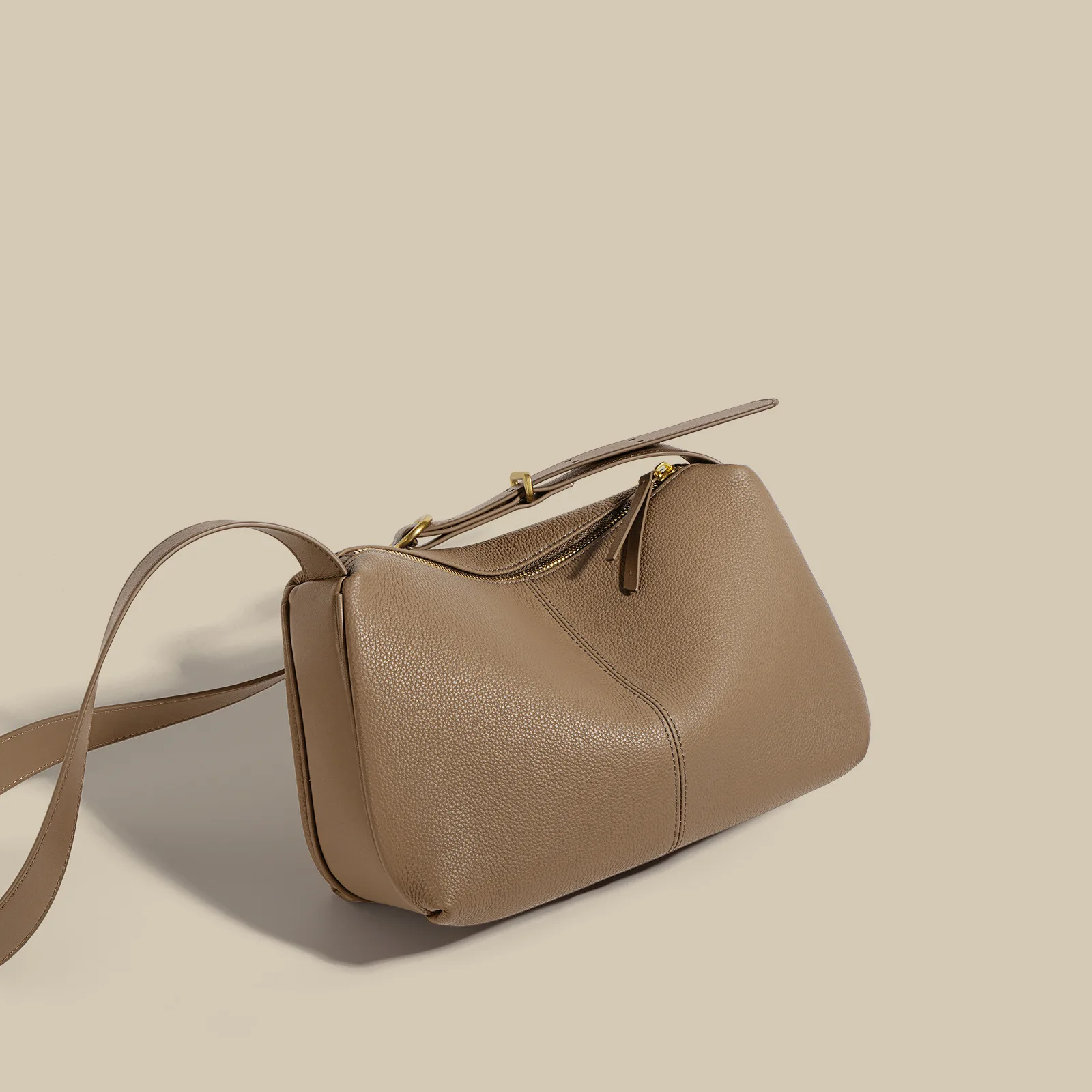 Togo Genuine Leather Handbag Luxury Pillow Bag for Women Solid Color Shoulder Bags Fashion Desinger Handbags Female Purse