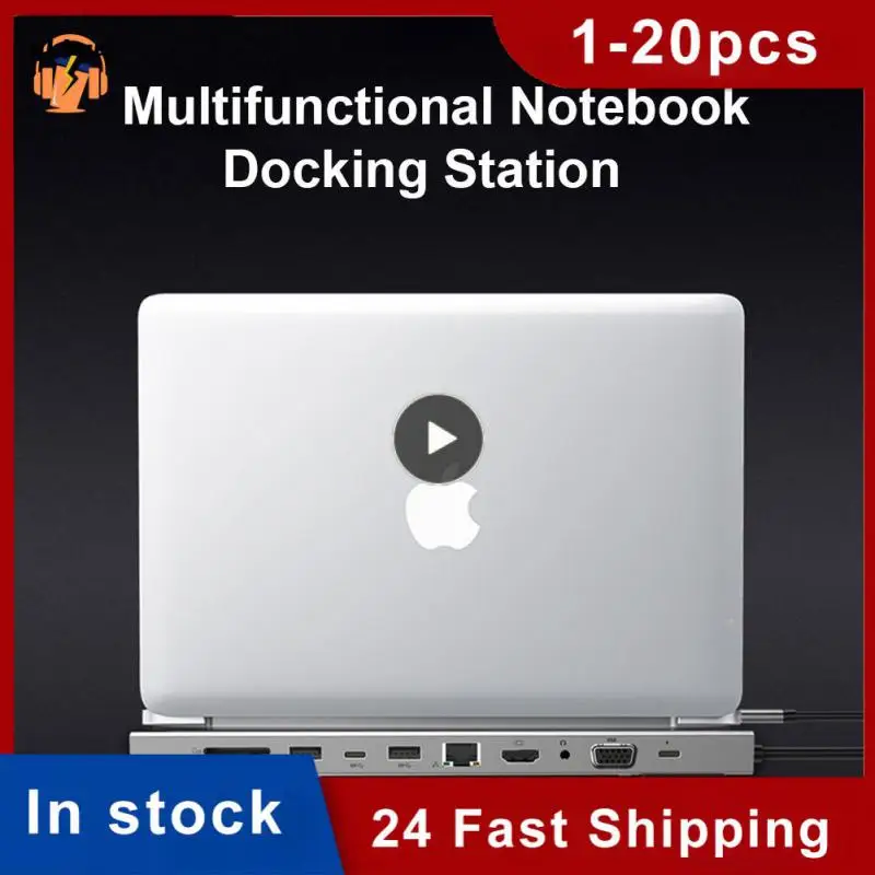 

1080p@60hz Usb-c Hub Docking Station 5gbps Data Transfer Type C To HDMI-compatible Adapter Rj45 Usb C Multiport Hub Office Tools