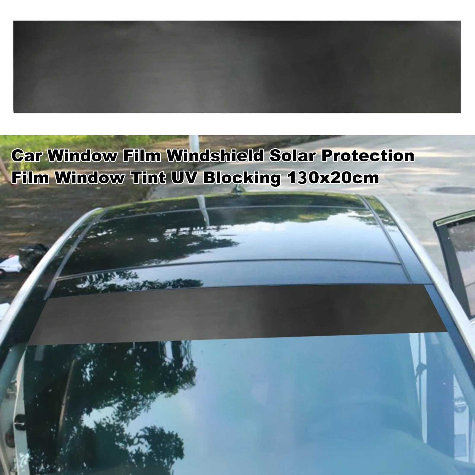 Car Window Film Windshield Solar Protection Tint UV Blocking 130x20cm |