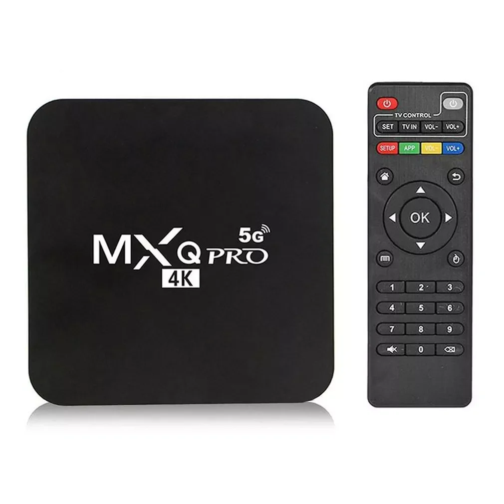 

4K TV Box Android Smart TV Box 2.4G Wifi Home Remote Control TV Receiver Google Play Youtube Network Media Player Set-top Box