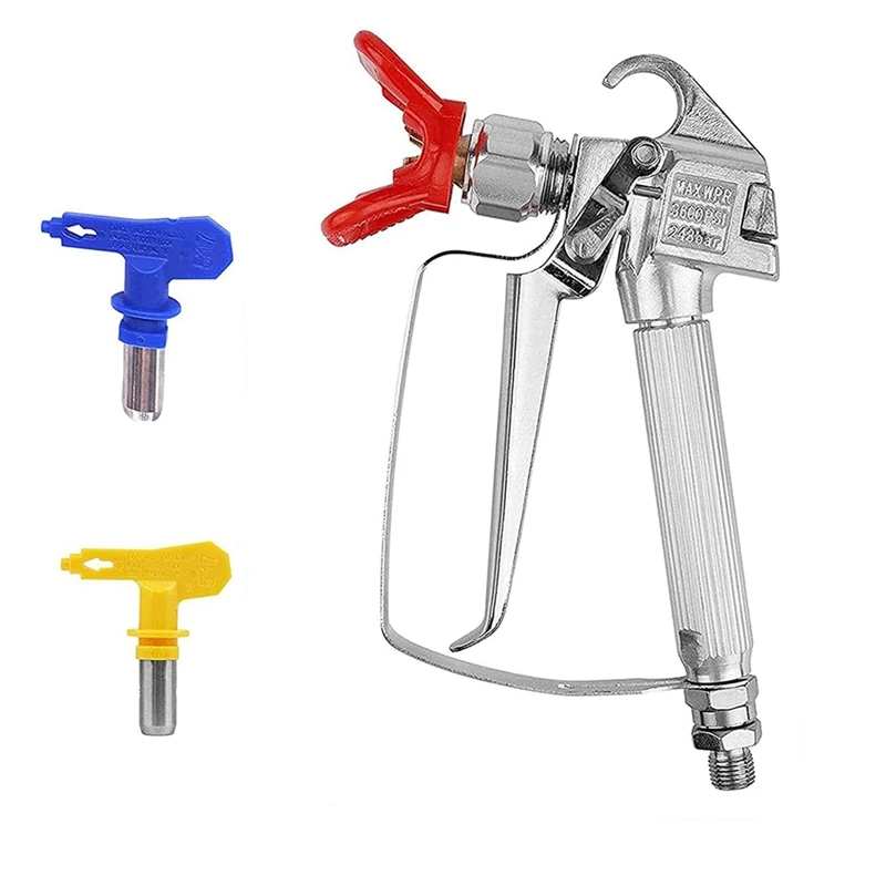 Комплект безвоздушного распылителя краски BEAU с 2 насадками 517 и защитой сопла 5 шт.