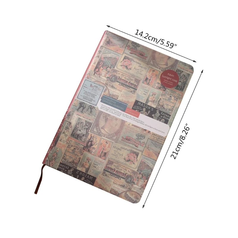 Изысканный журнал путешествий A5 блокнот в твердой обложке идеально подходит для